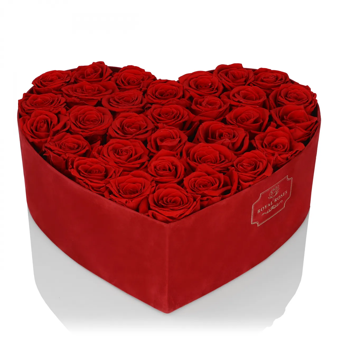 Czerwone róże serce